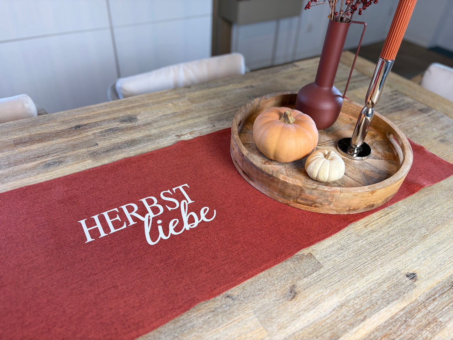 Tischläufer Herbstliebe Rost