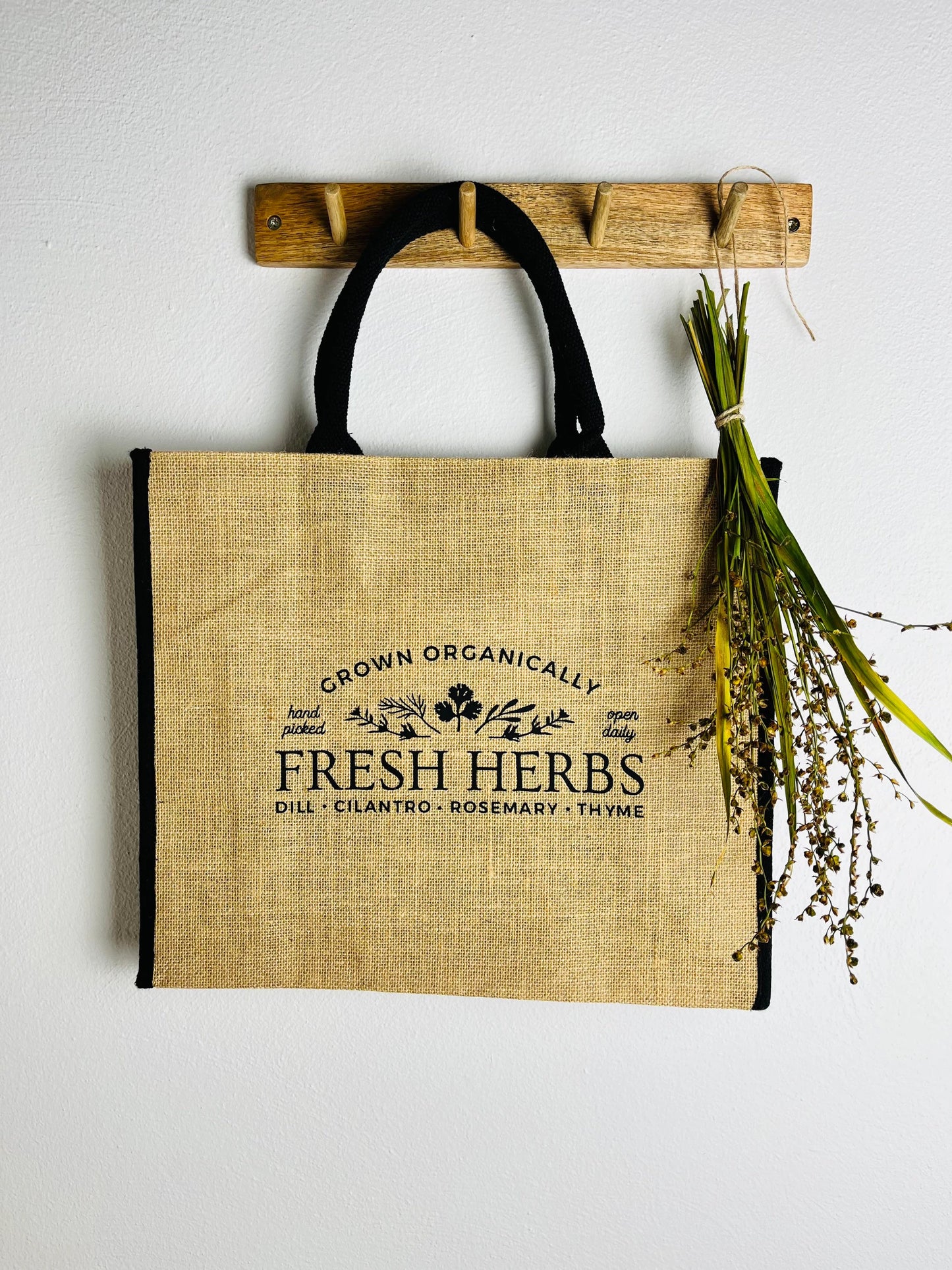 Jutetasche Shopper FRESH HERBS