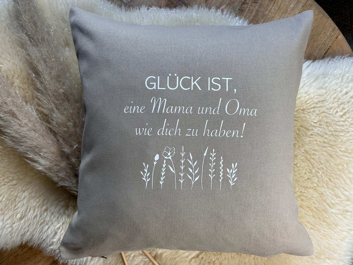 Kissen Glück ist eine Mama und Oma wie dich zu haben