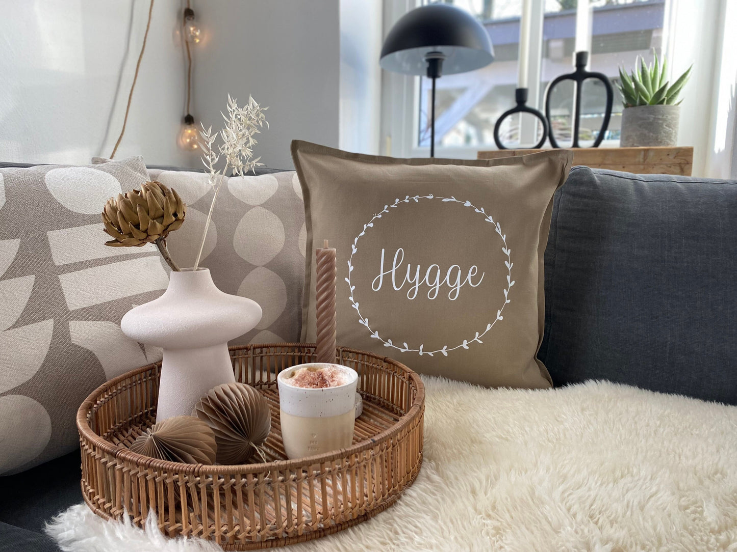 Kissen hygge beige
