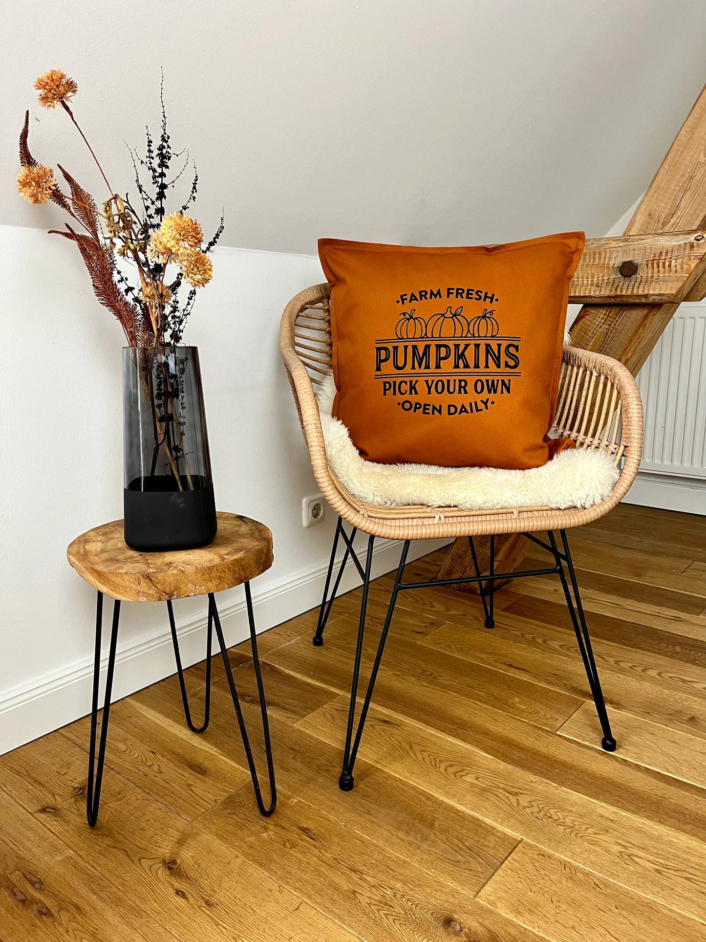 Deko Kissen Pumpkin rost