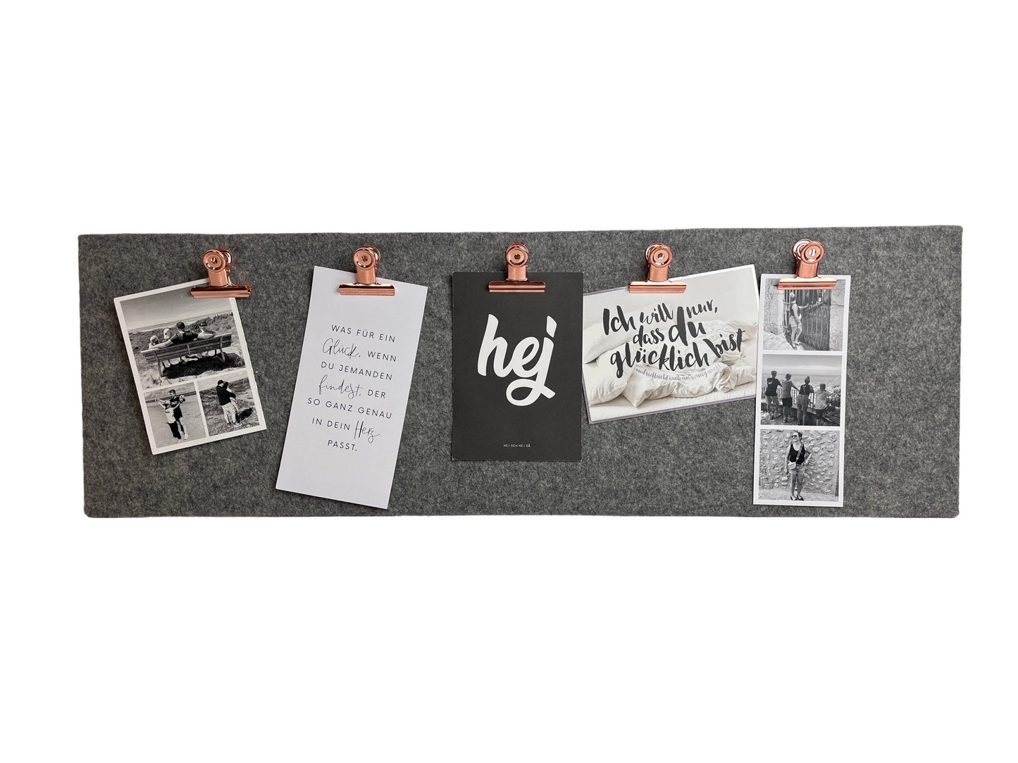 Memoboard Klemmwand Fotoboard Filz