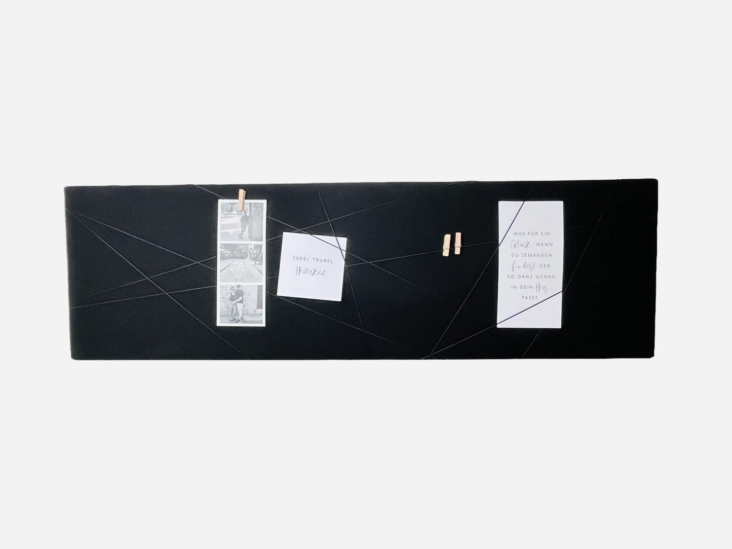 Memoboard New black Klemmwand