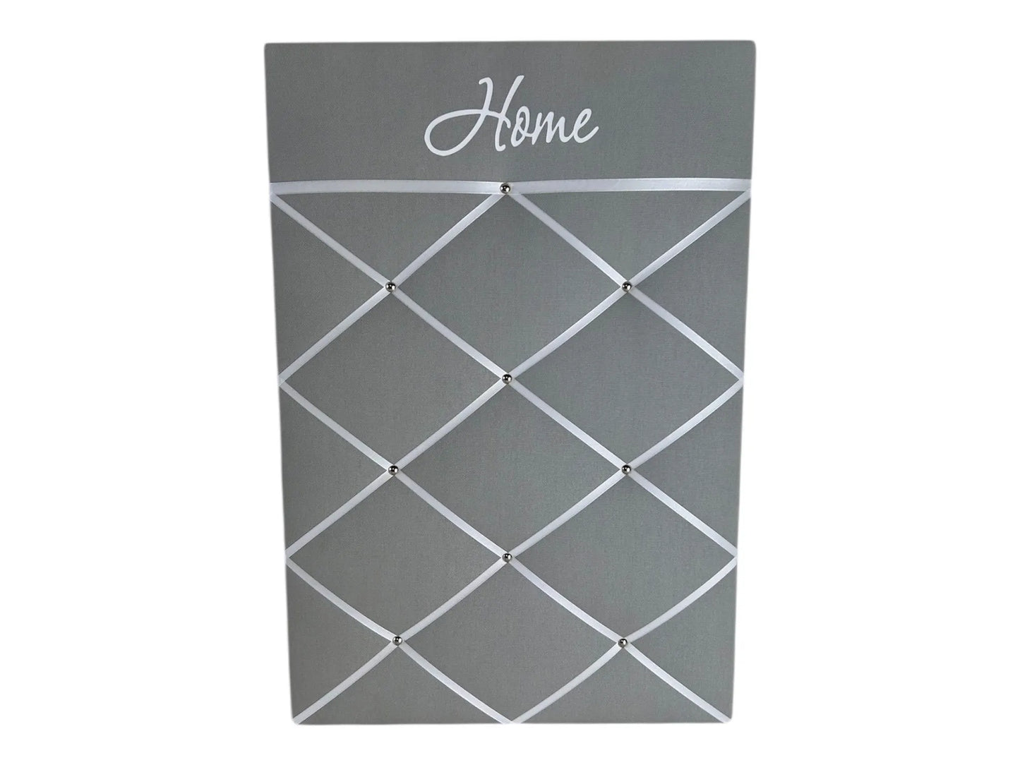 Memoboard Home grau personalisiert