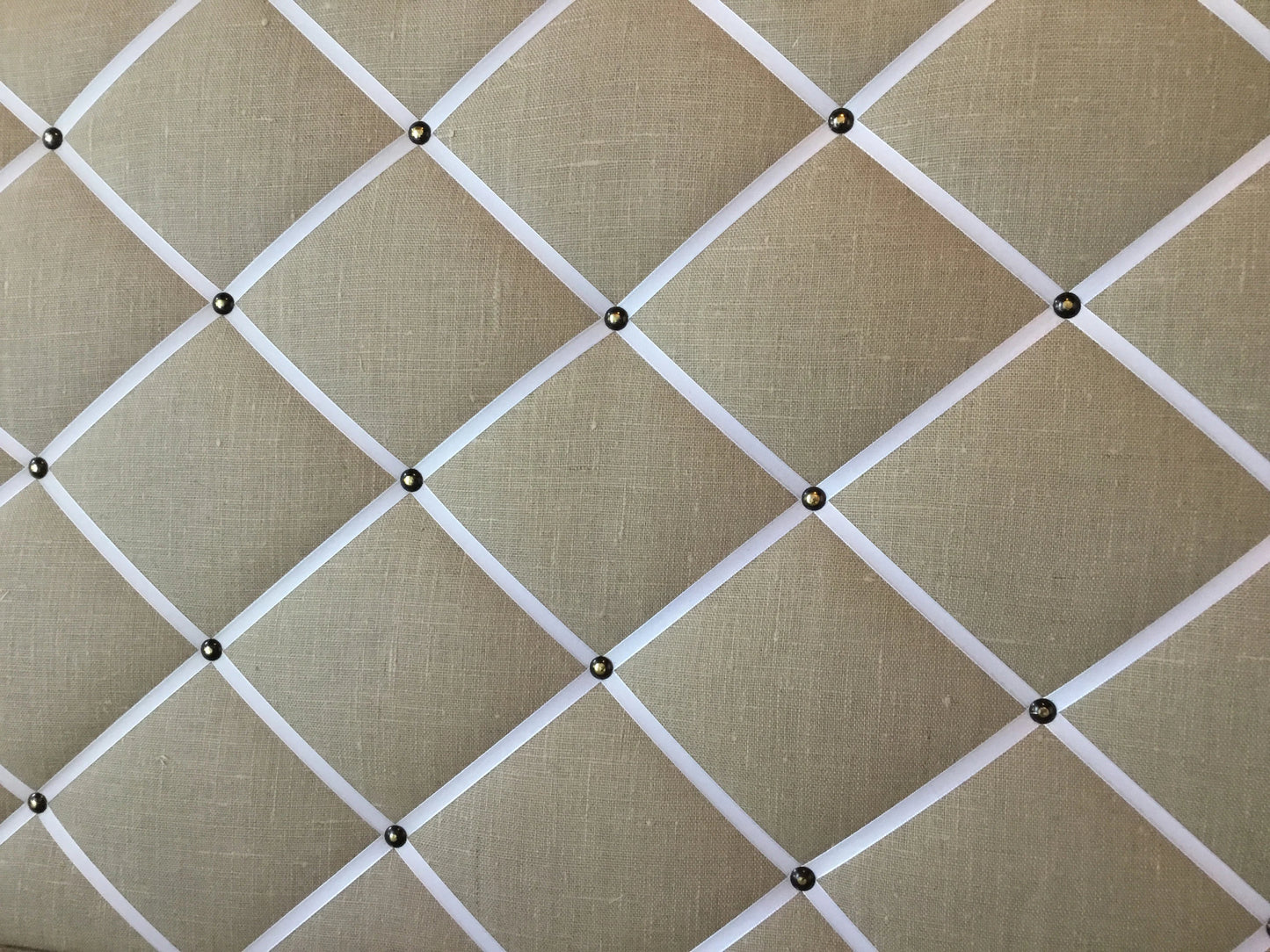 Memoboard Leinen beige 40x80
