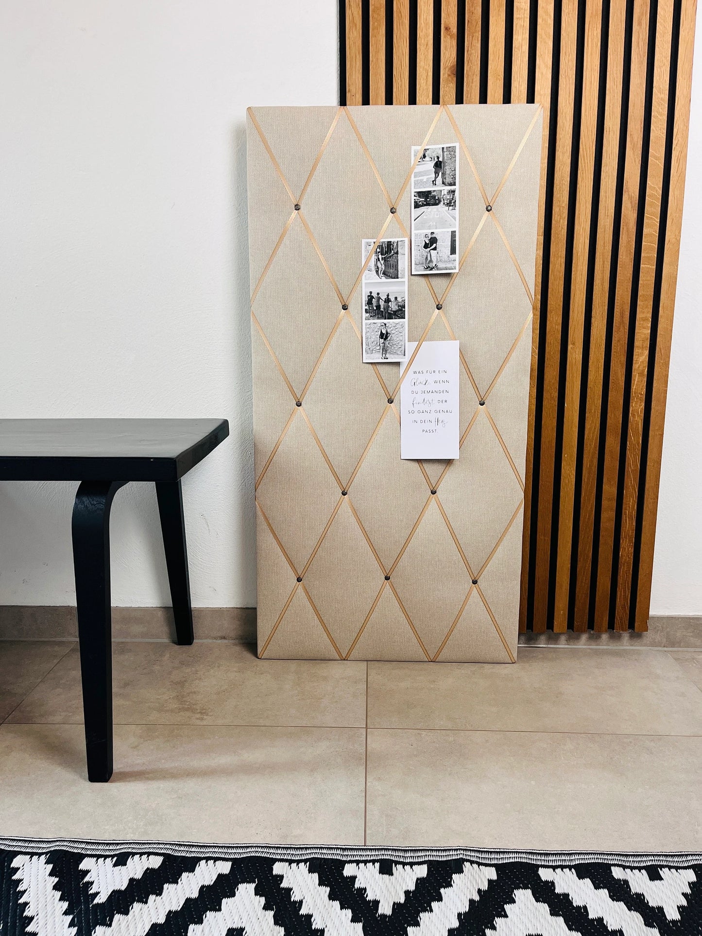 Memoboard beige Scandi 55x100