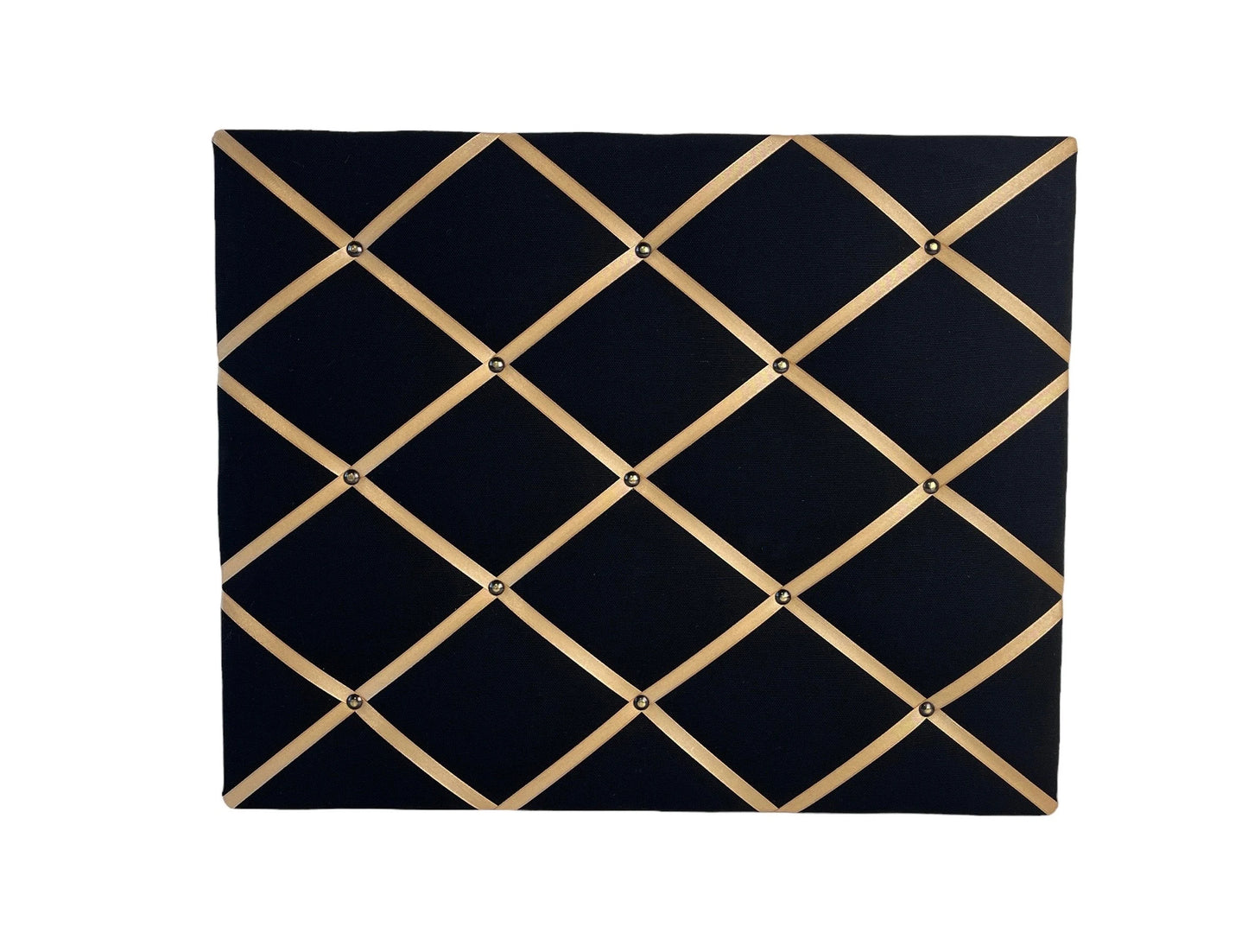 Memoboard schwarz gold Wunschgröße