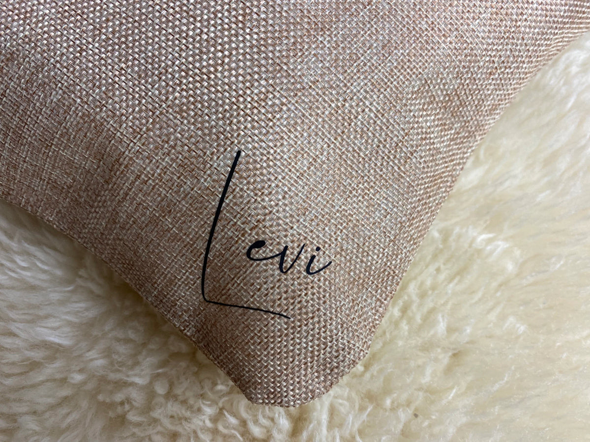 Nikolausstrumpf personalisiert Jute