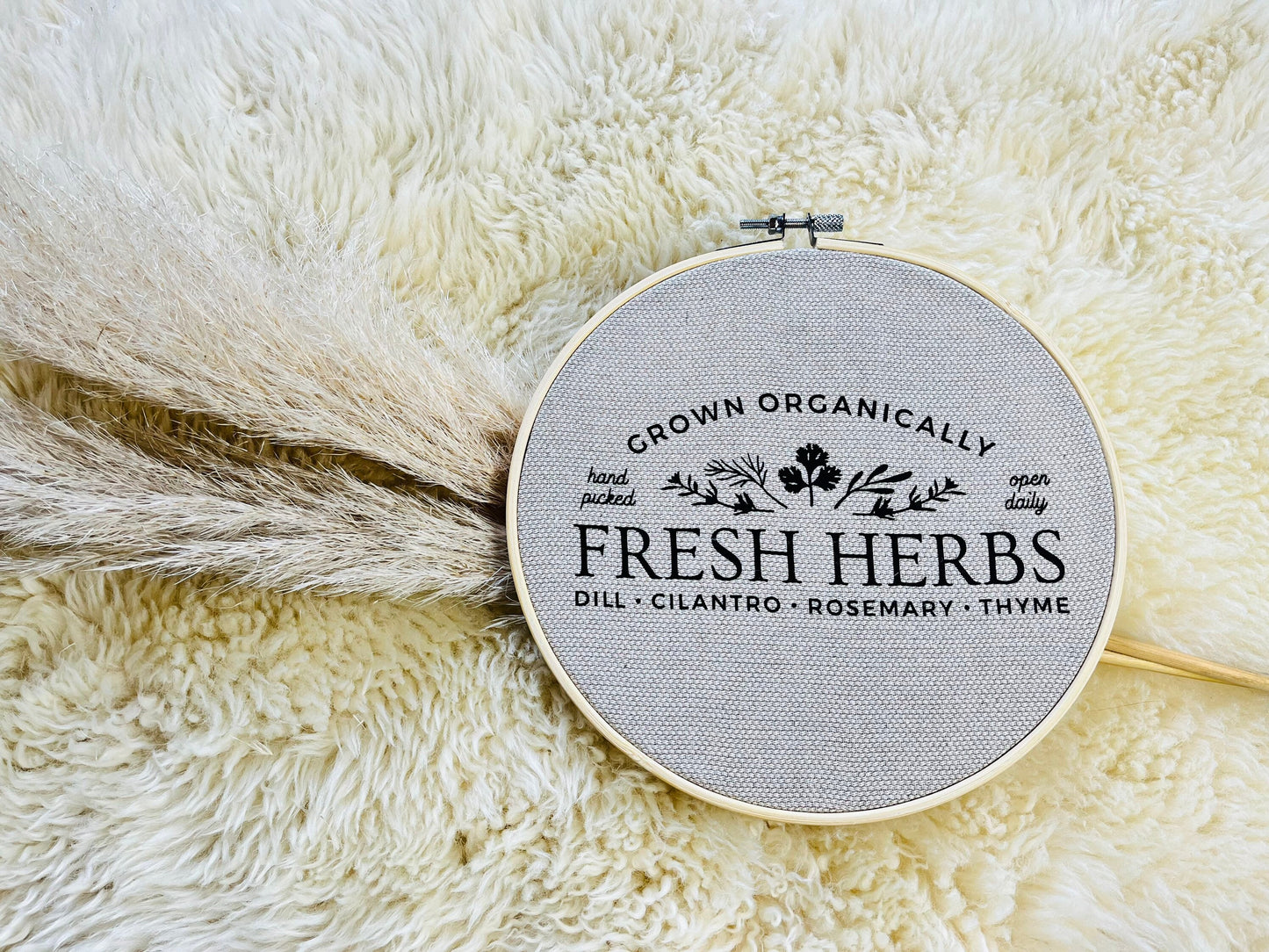 Stickrahmen scandi FRESH HERBS