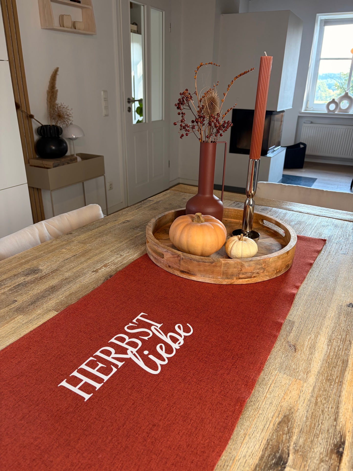 Tischläufer Herbstliebe Rost