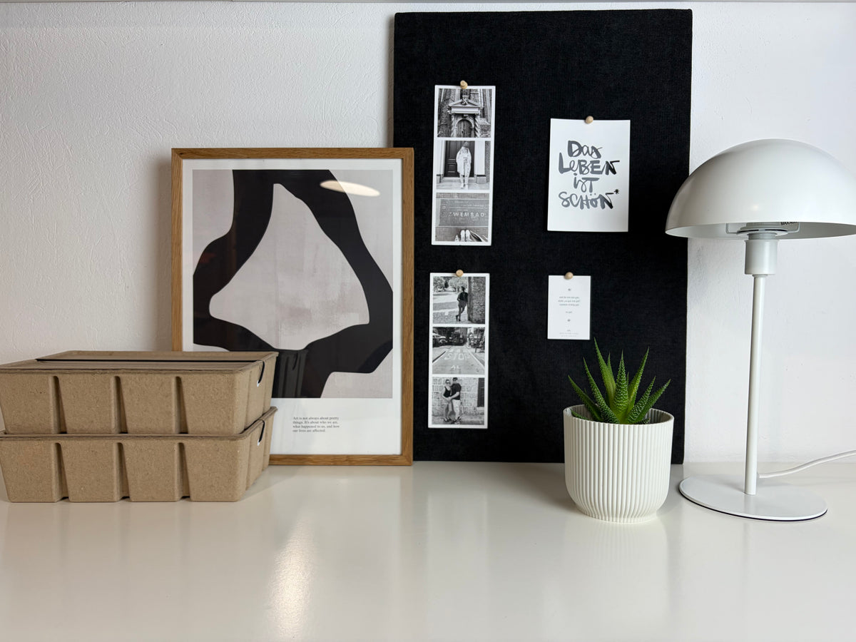 Pinnwand Pinboard Fotoboard anthrazit