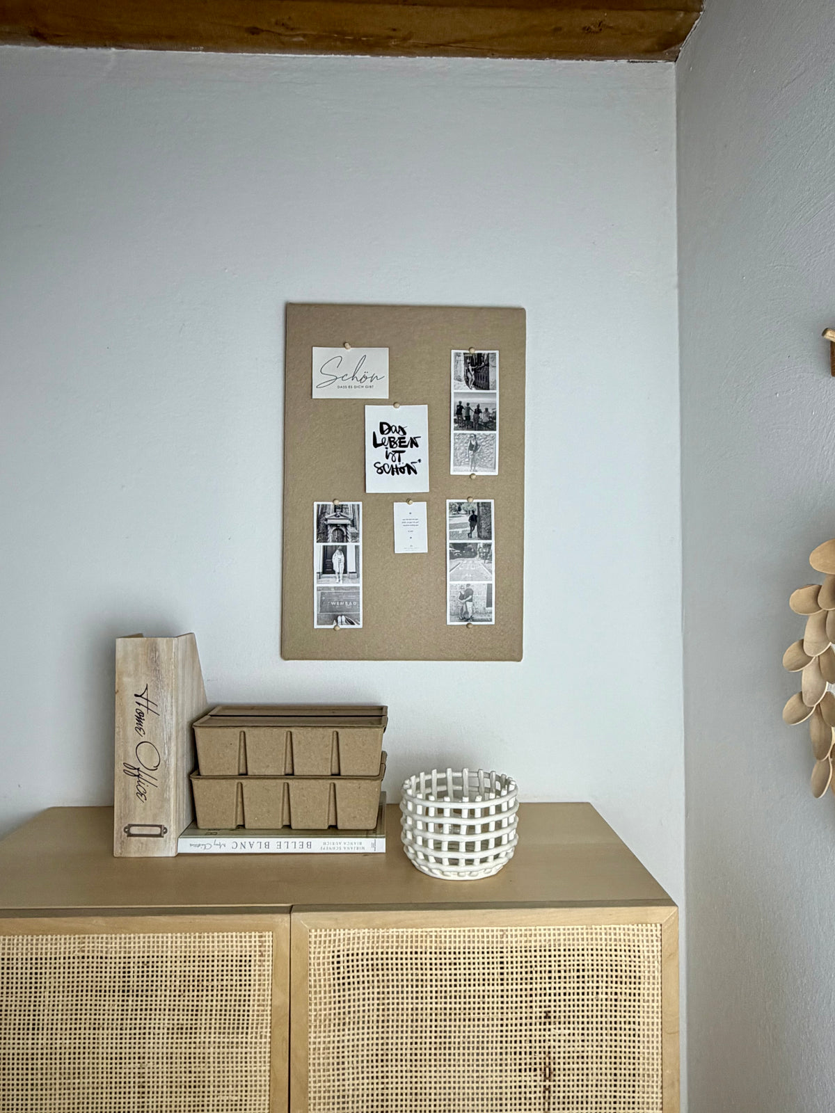 Pinnwand Pinboard Filz Scandi sand