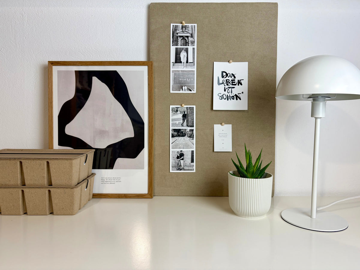 Pinnwand Pinboard Fotoboard beige