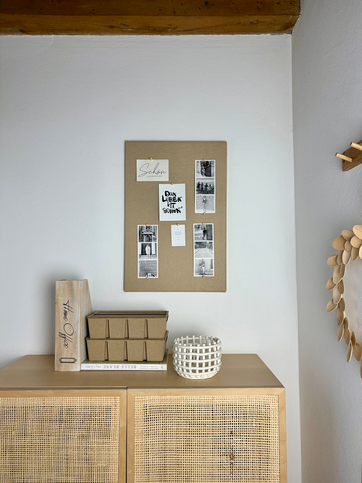 Pinnwand Pinboard Filz Scandi sand