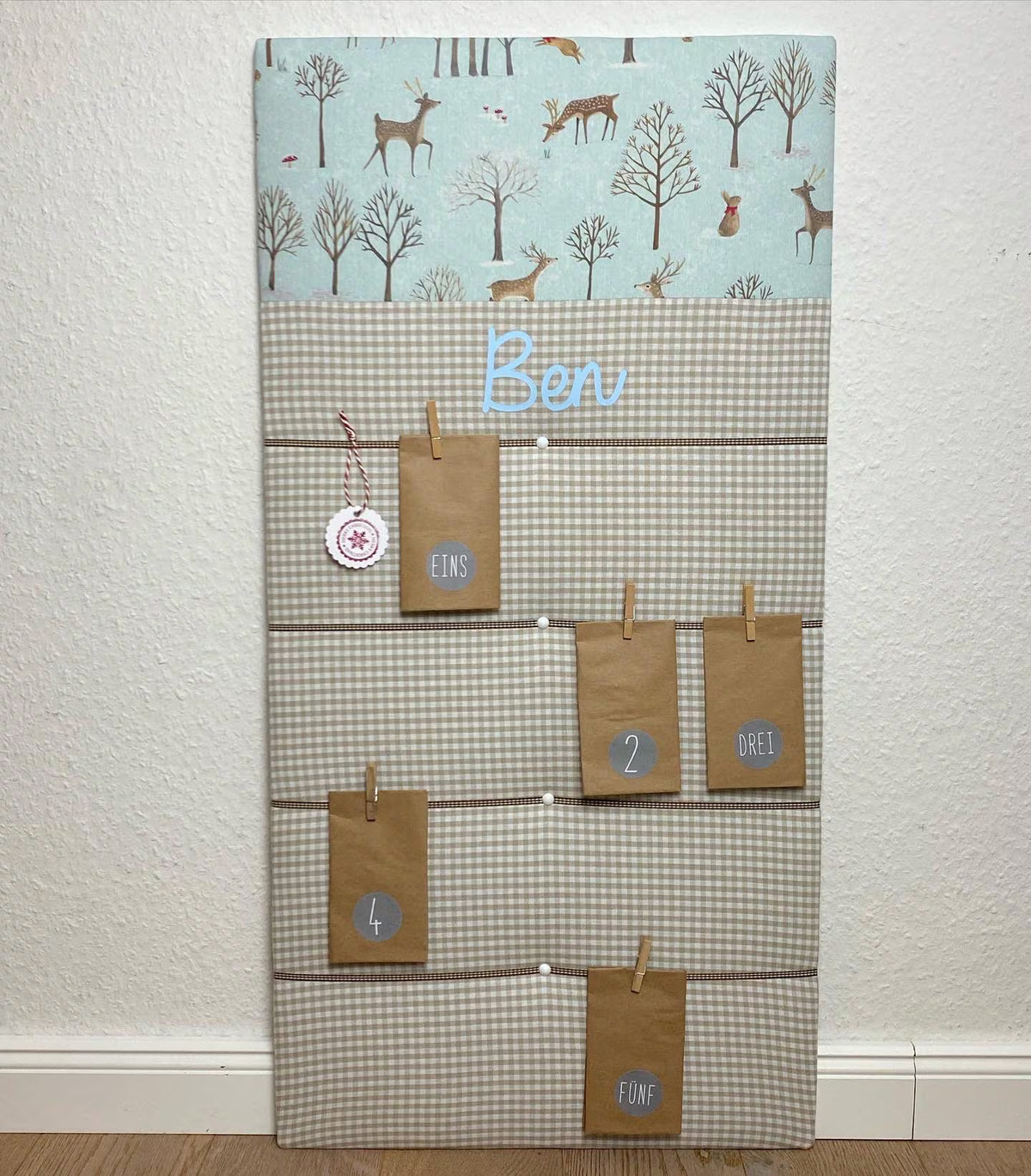 Adventskalender Winter Wonderland personalisiert