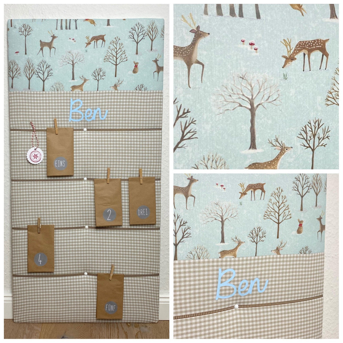 Adventskalender Winter Wonderland personalisiert
