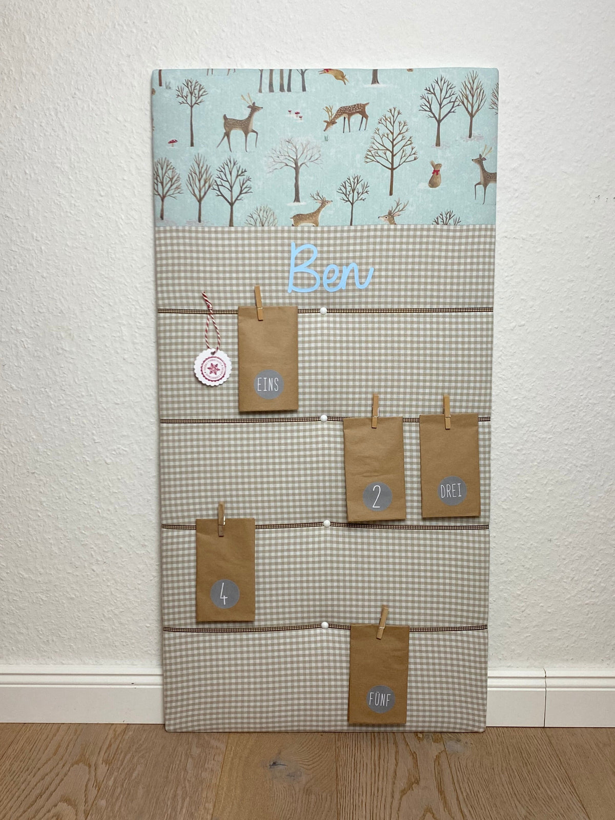 Adventskalender Winter Wonderland personalisiert