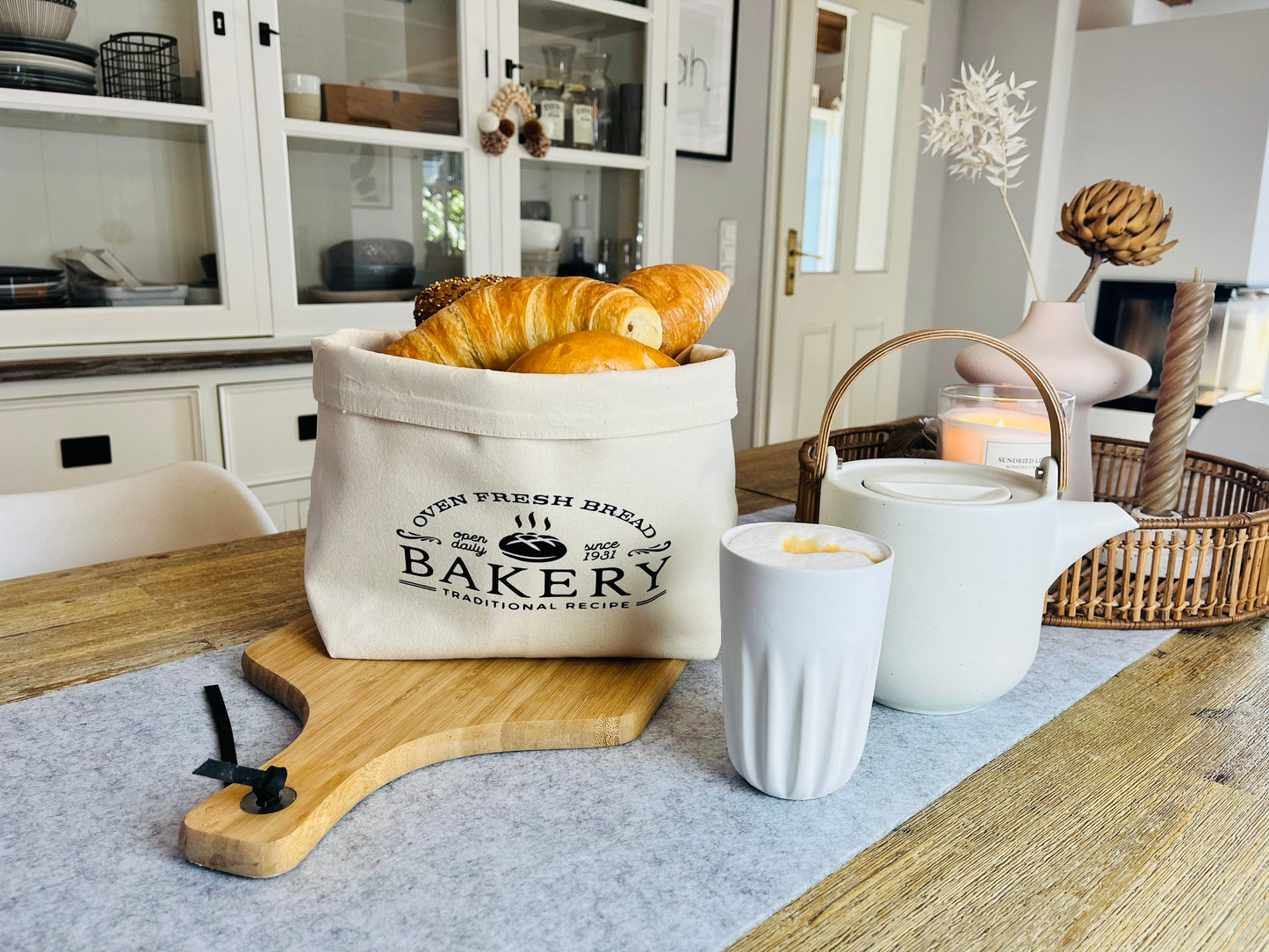 Brötchenkorb BAKERY Brotkorb Utensilo Küchendeko