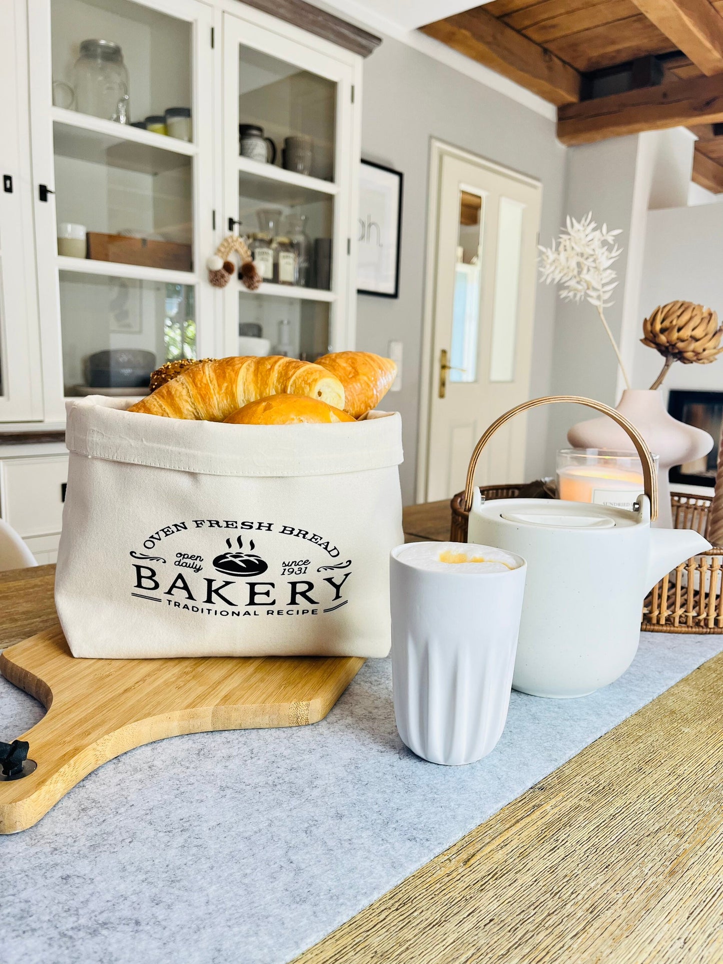 Brötchenkorb BAKERY Brotkorb Utensilo Küchendeko