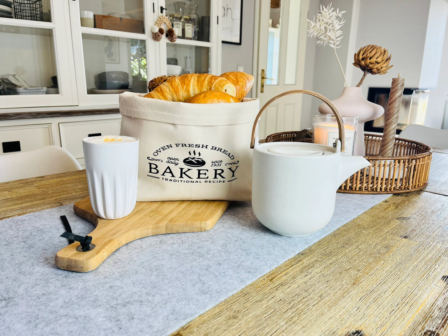 Brötchenkorb BAKERY Brotkorb Utensilo Küchendeko