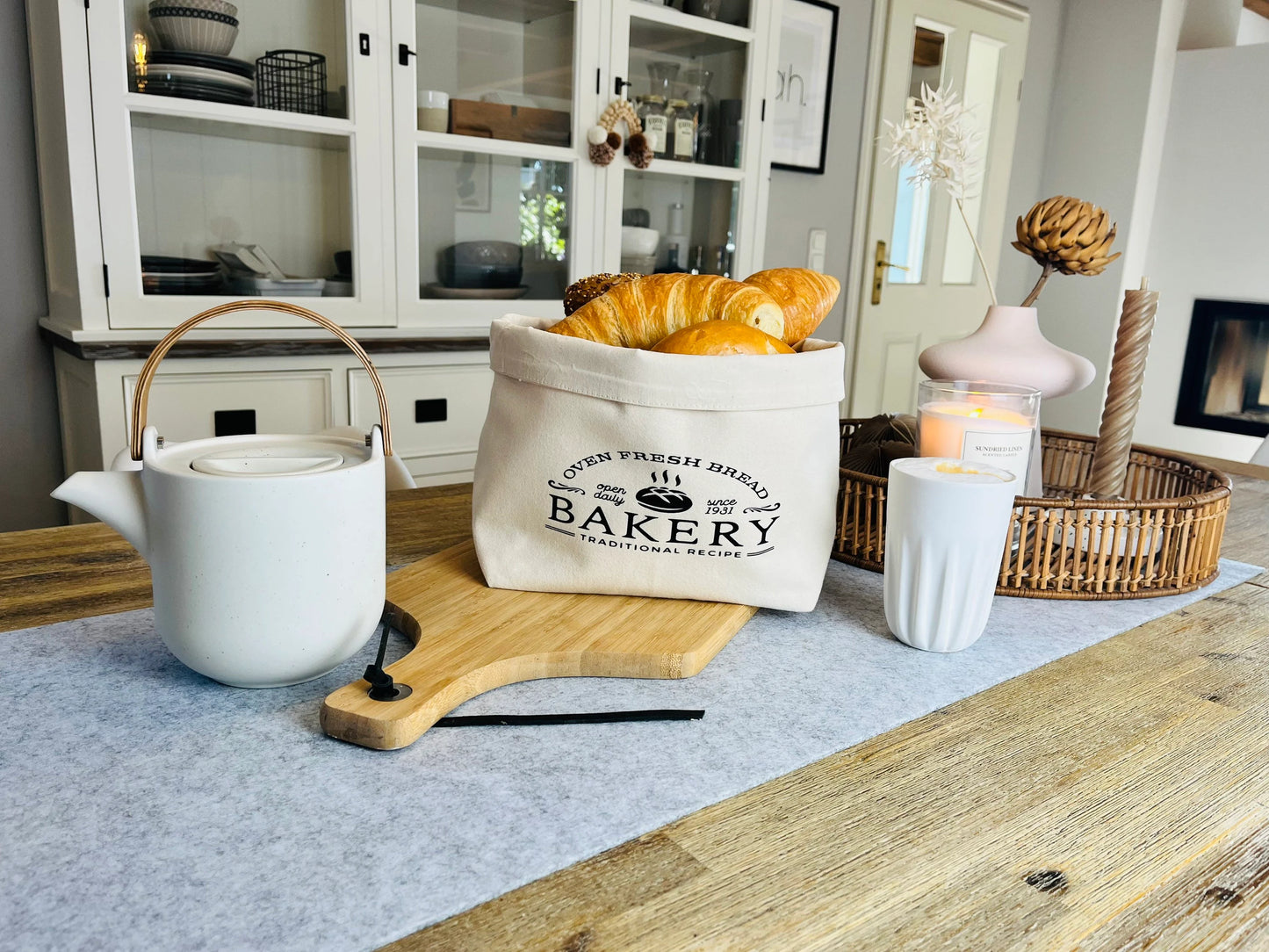 Brötchenkorb BAKERY Brotkorb Utensilo Küchendeko