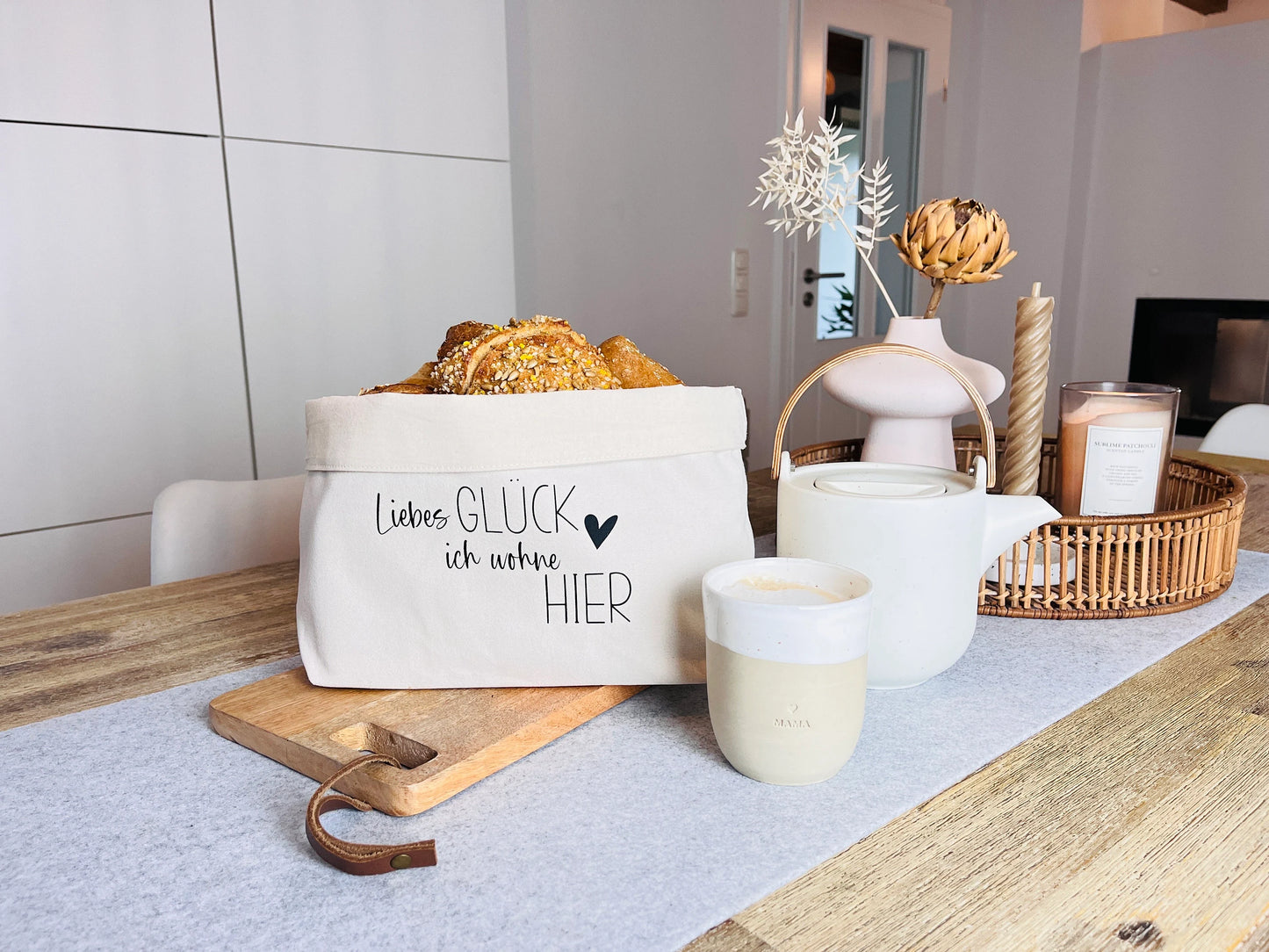 Brötchenkorb Liebes Glück Einweihung