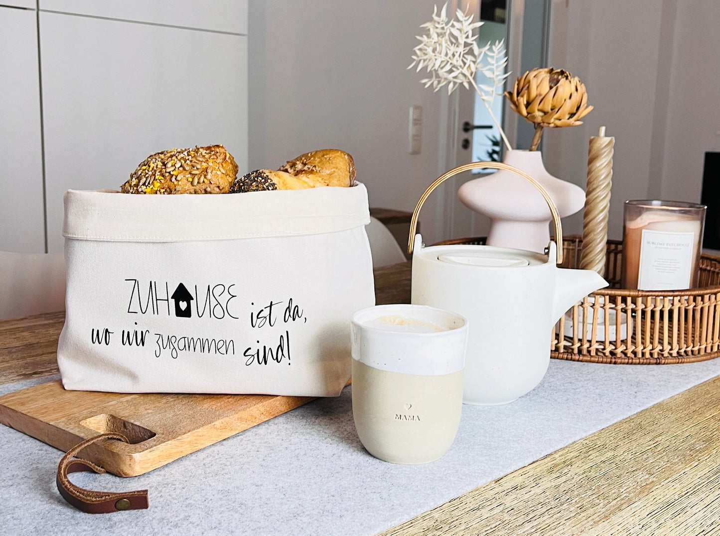 Brötchenkorb Zuhause Einweihung
