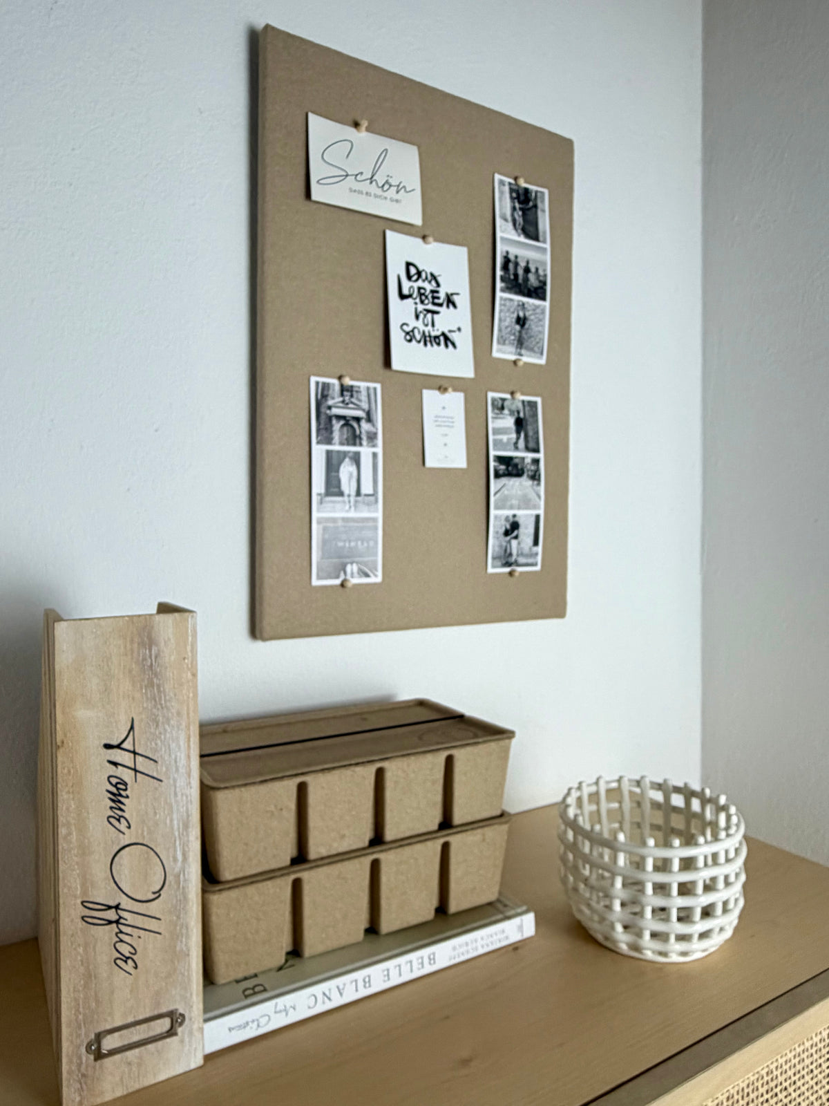 Pinnwand Pinboard Filz Scandi sand