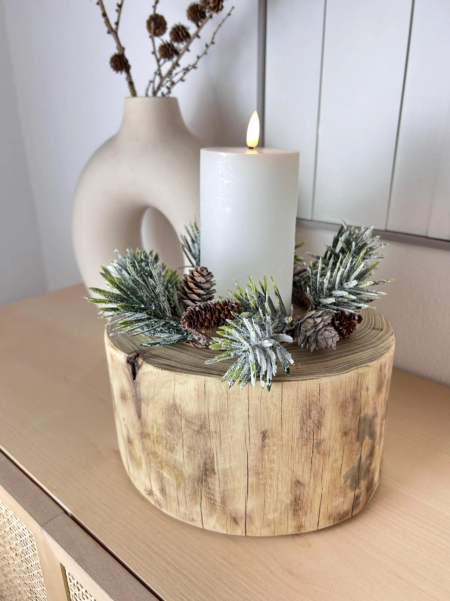 Dekoklotz Rubinie weihnachtlich