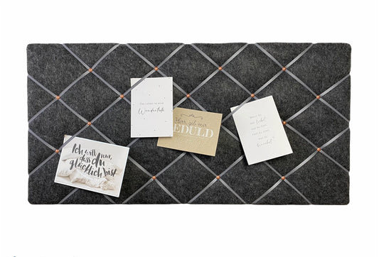 Memoboard anthrazit Filz