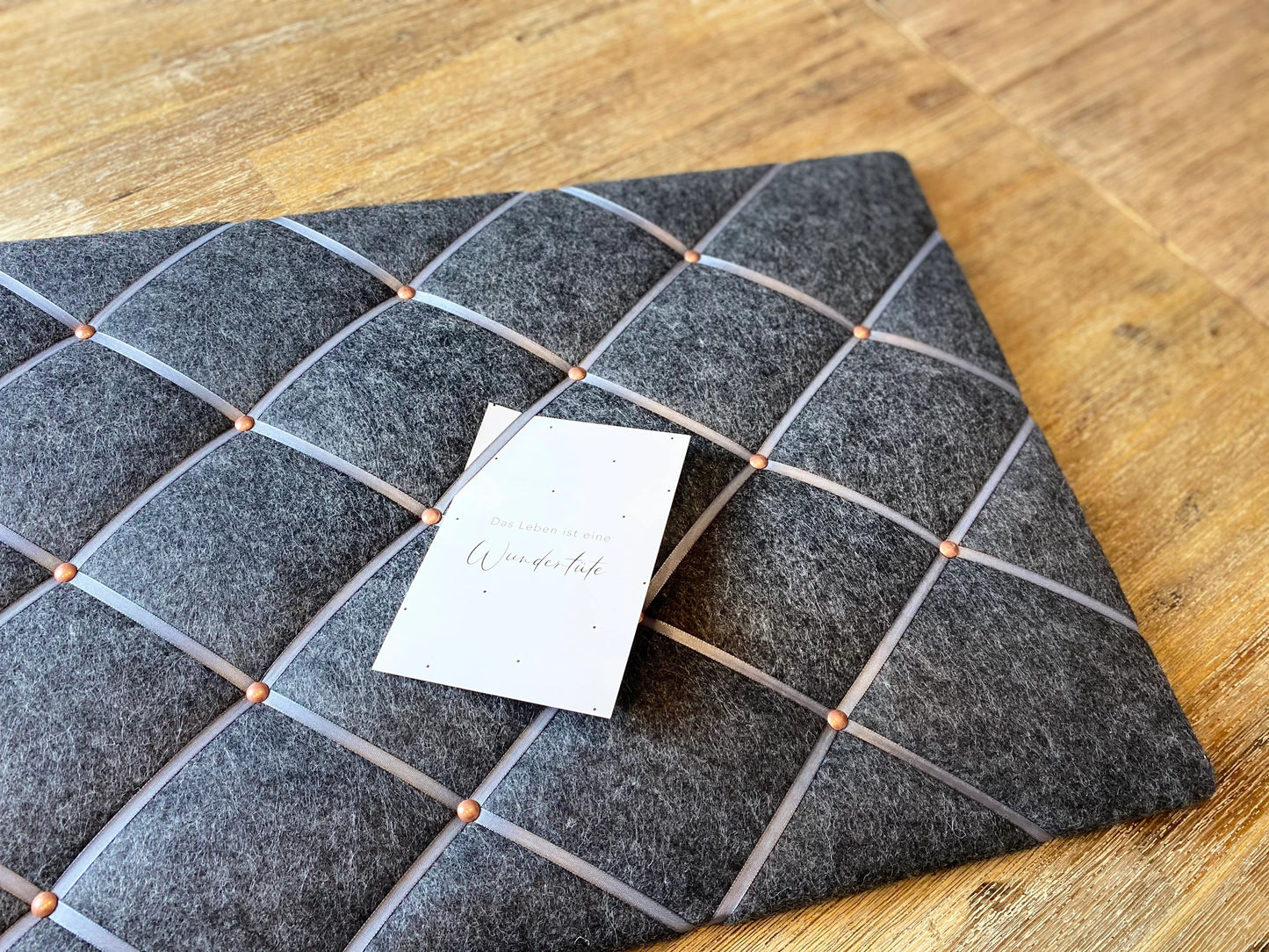 Memoboard anthrazit Filz