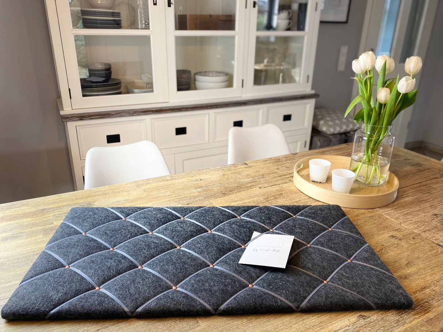 Memoboard anthrazit Filz