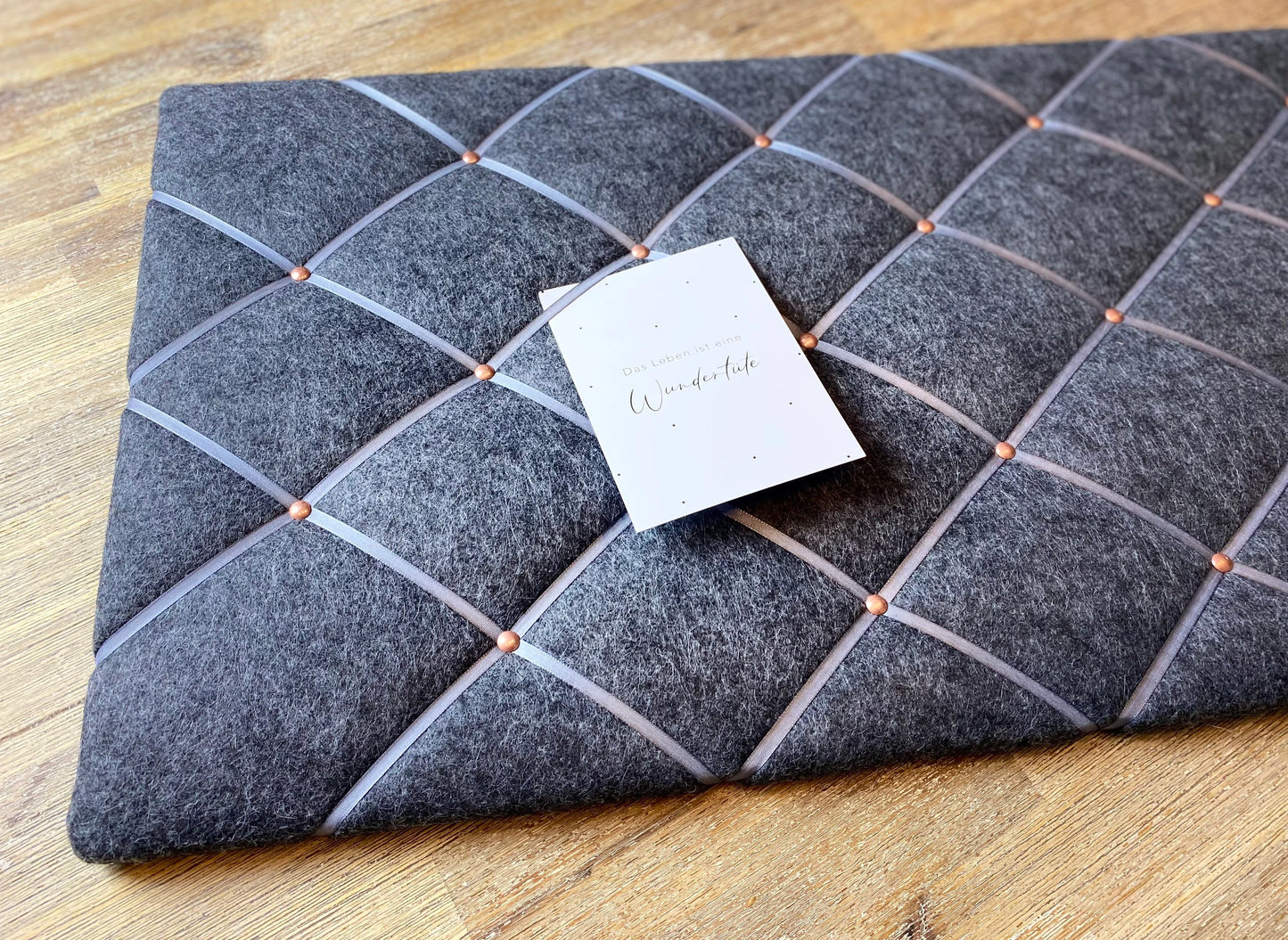 Memoboard anthrazit Filz
