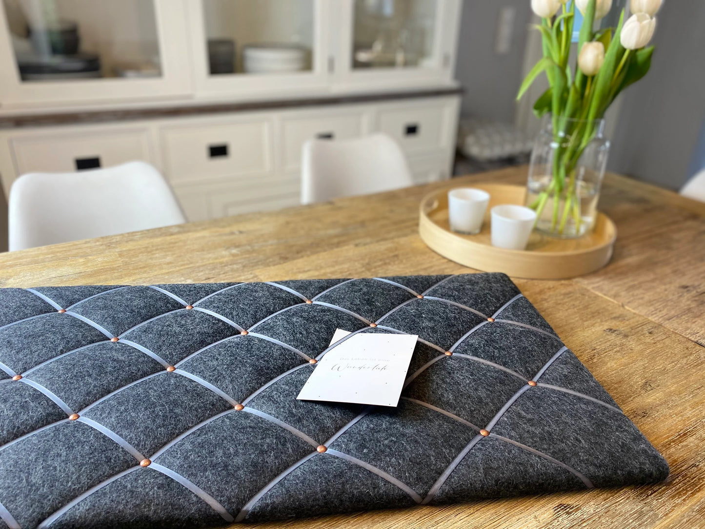 Memoboard anthrazit Filz