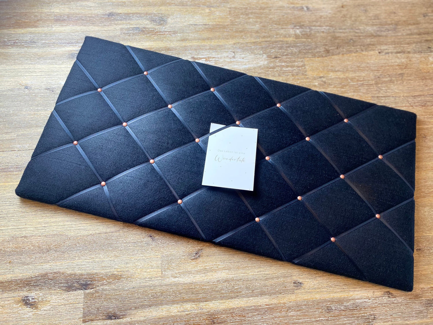 Memoboard schwarz Filz