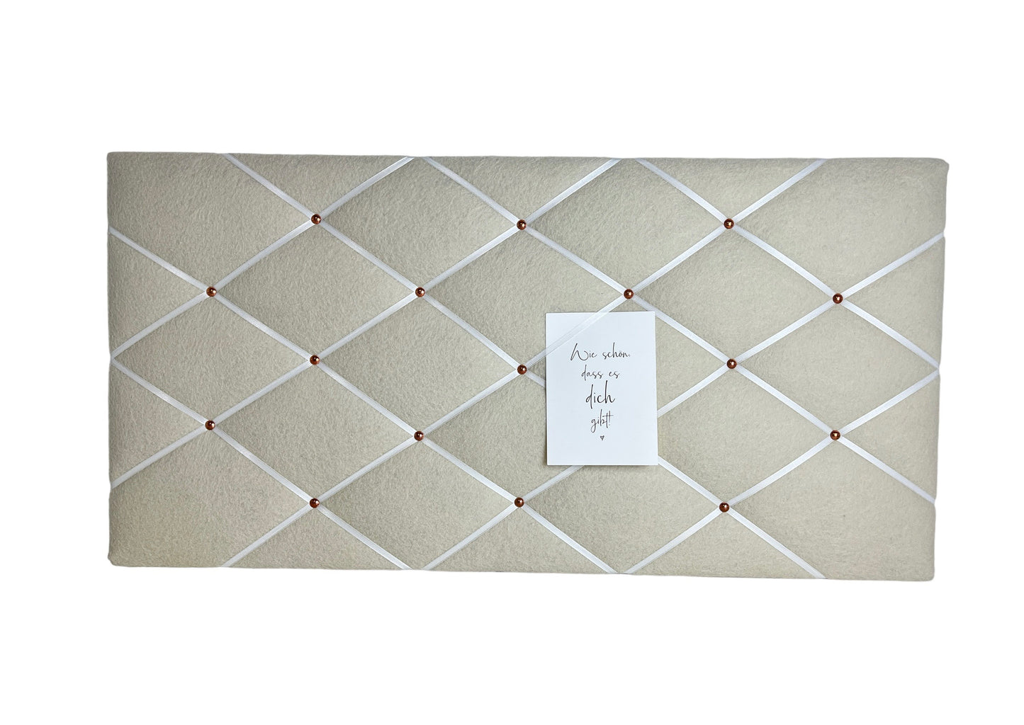 Memoboard wollweiß Filz