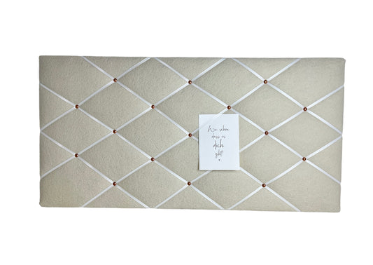Memoboard wollweiß Filz