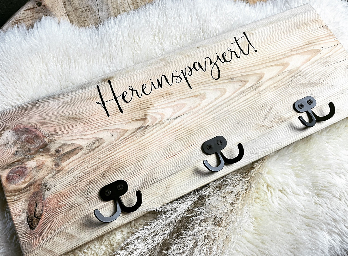Upcycling Garderobe Hereinspaziert