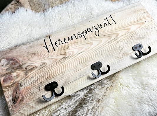 Upcycling Garderobe Hereinspaziert