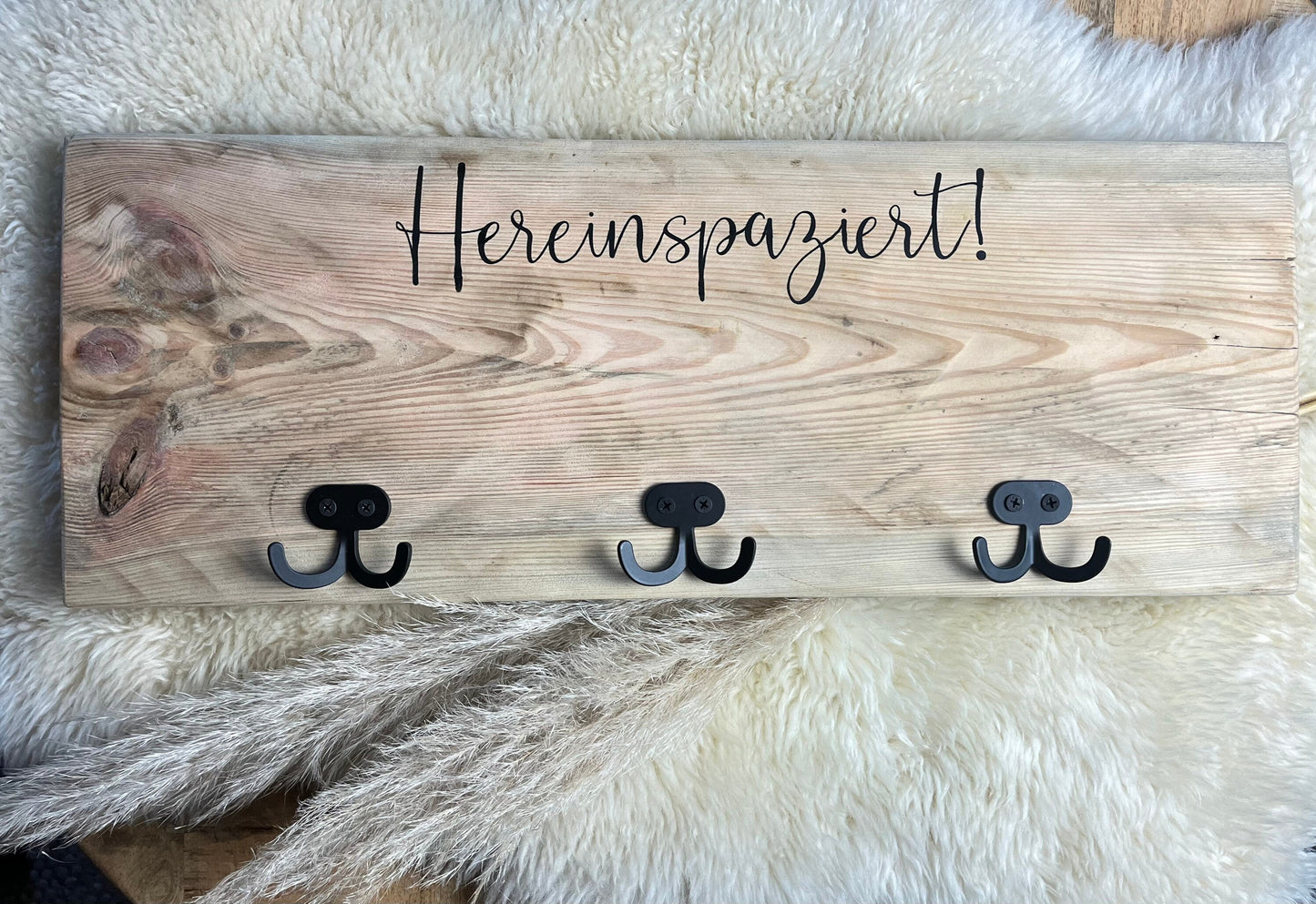 Upcycling Garderobe Hereinspaziert