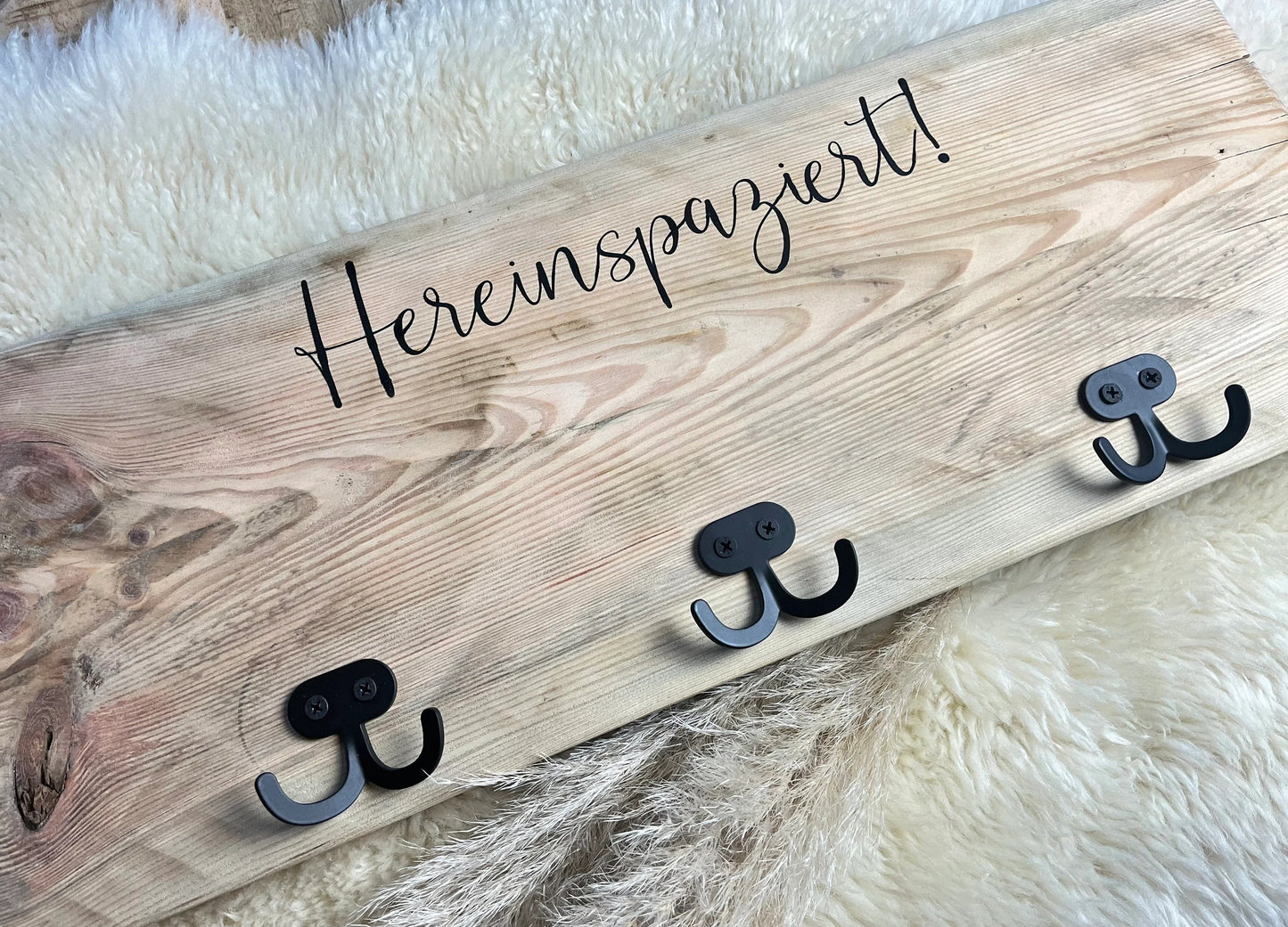 Upcycling Garderobe Hereinspaziert