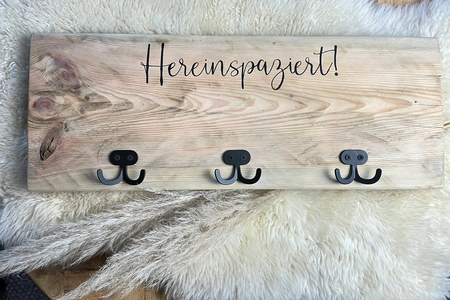 Upcycling Garderobe Hereinspaziert