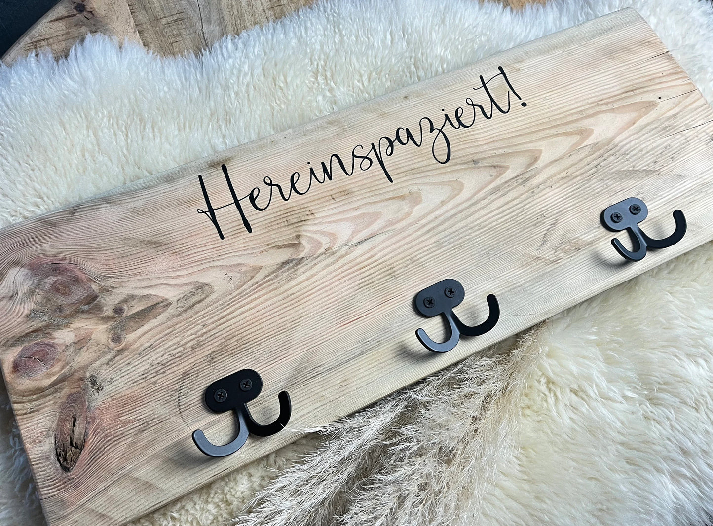 Upcycling Garderobe Hereinspaziert