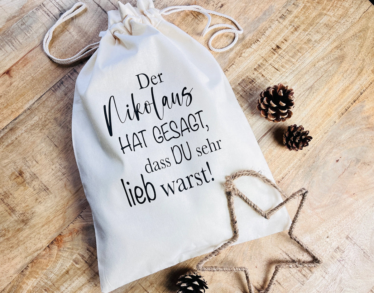 Nikolausbeutel Geschenkbeutel