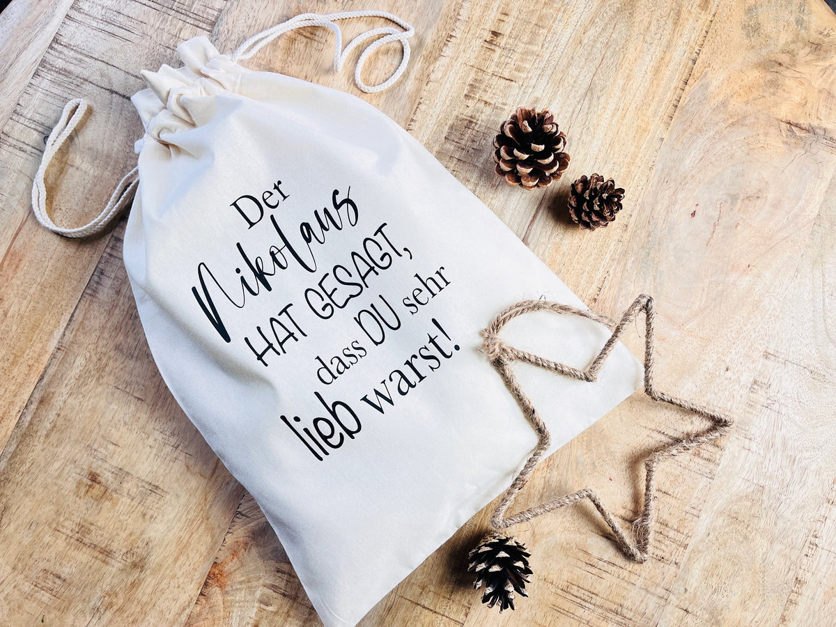 Nikolausbeutel Geschenkbeutel