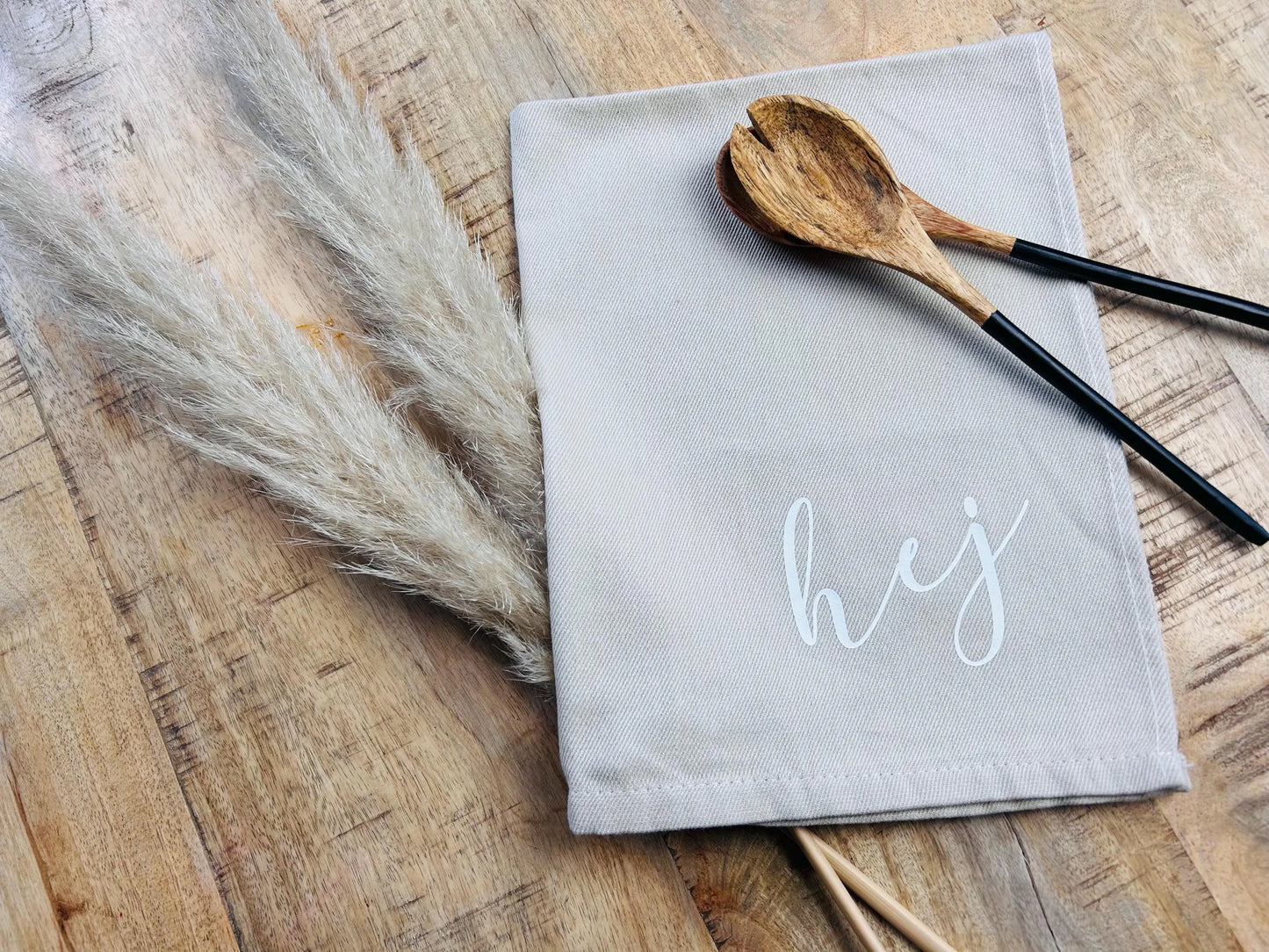 Geschirrtuch Küchenhandtuch hej beige