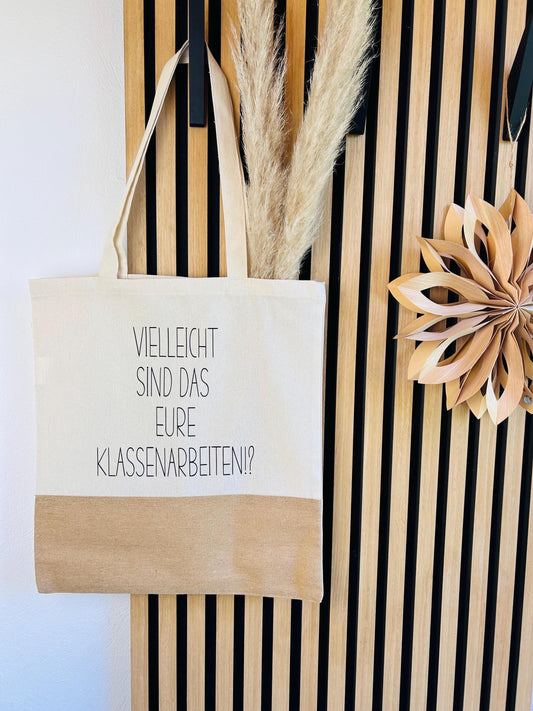 Jutetasche Geschenk Lehrer Lehrerin