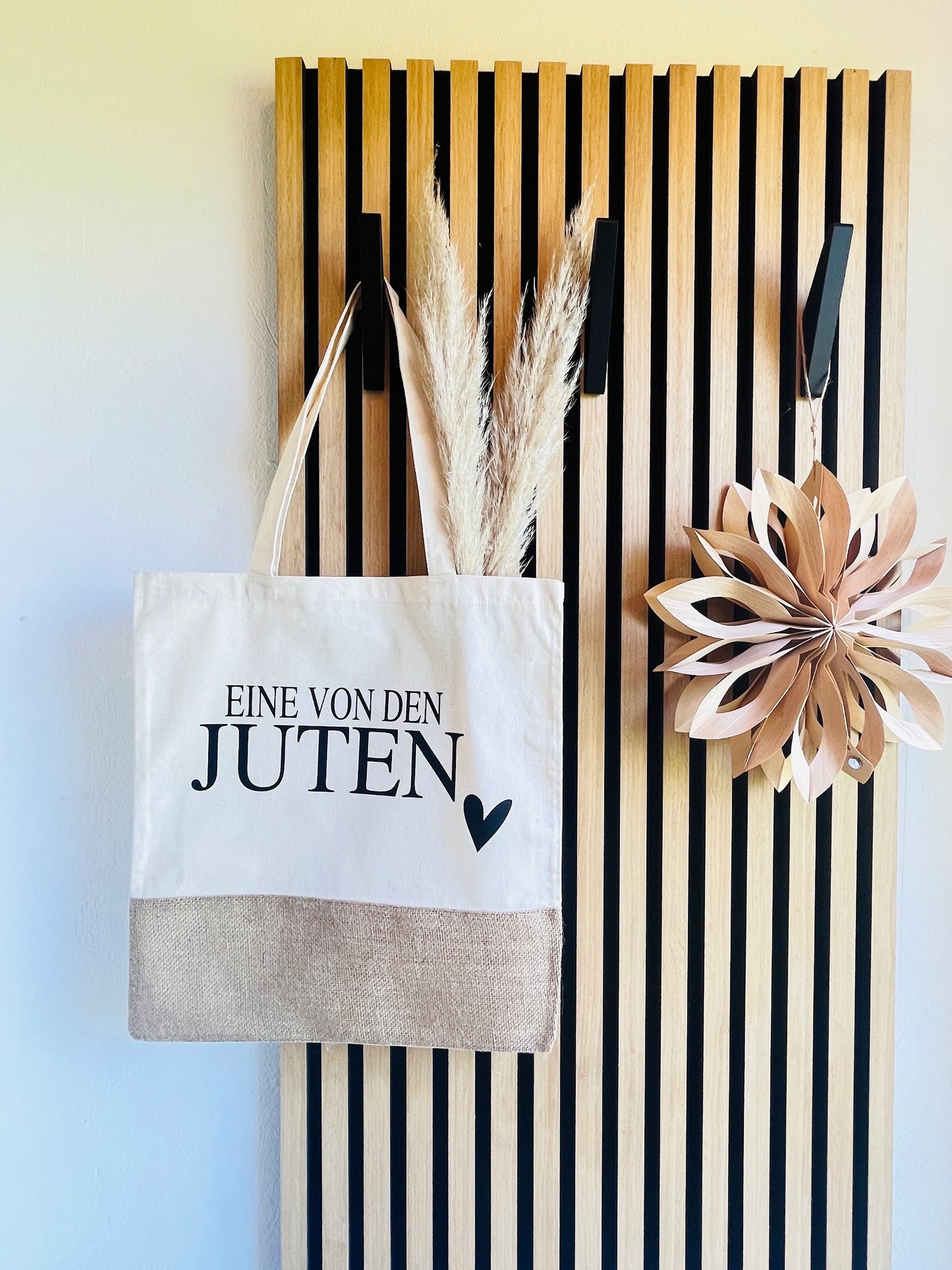 Jutetasche Shopper Eine von den Juten