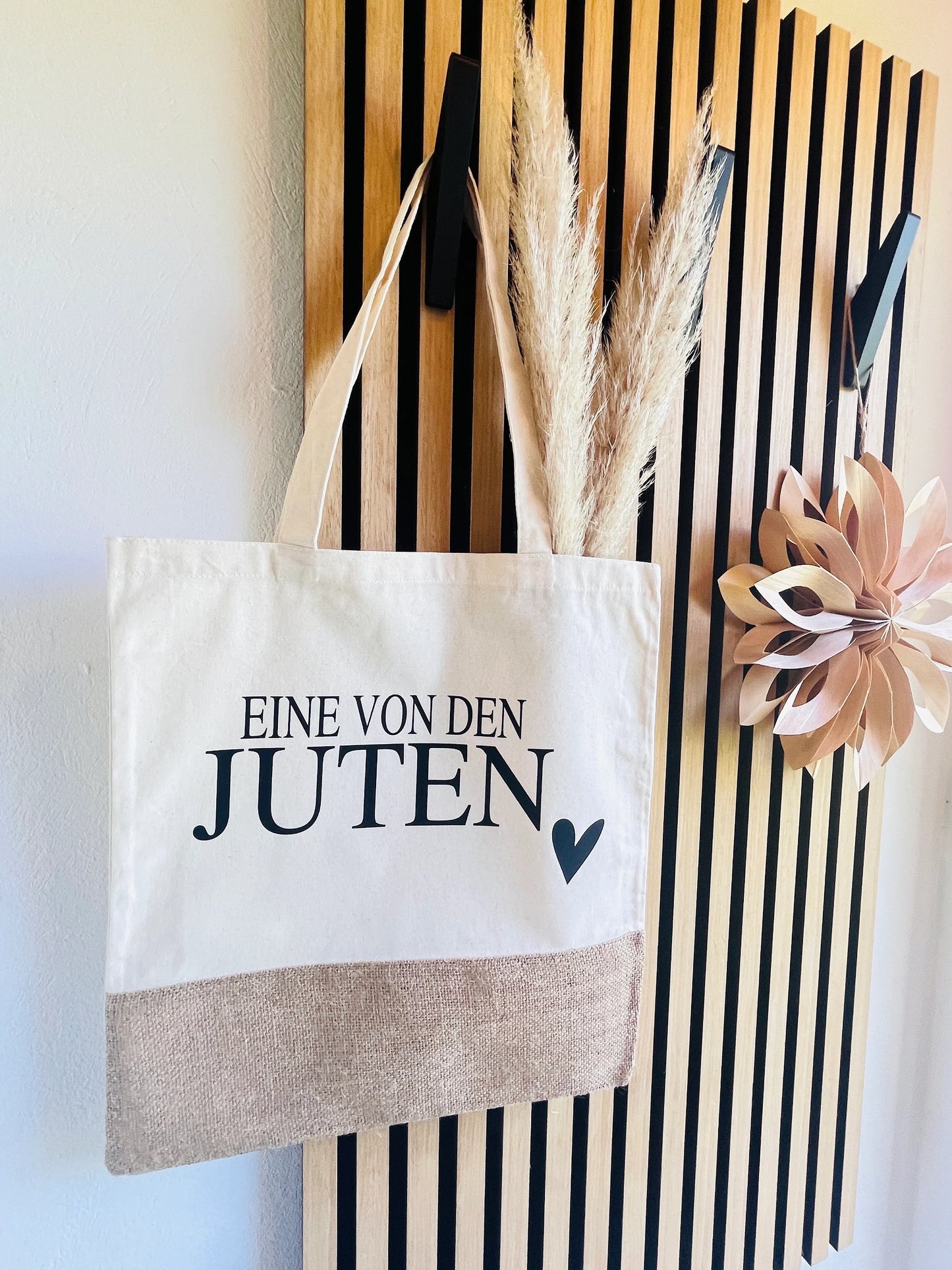 Jutetasche Shopper Eine von den Juten