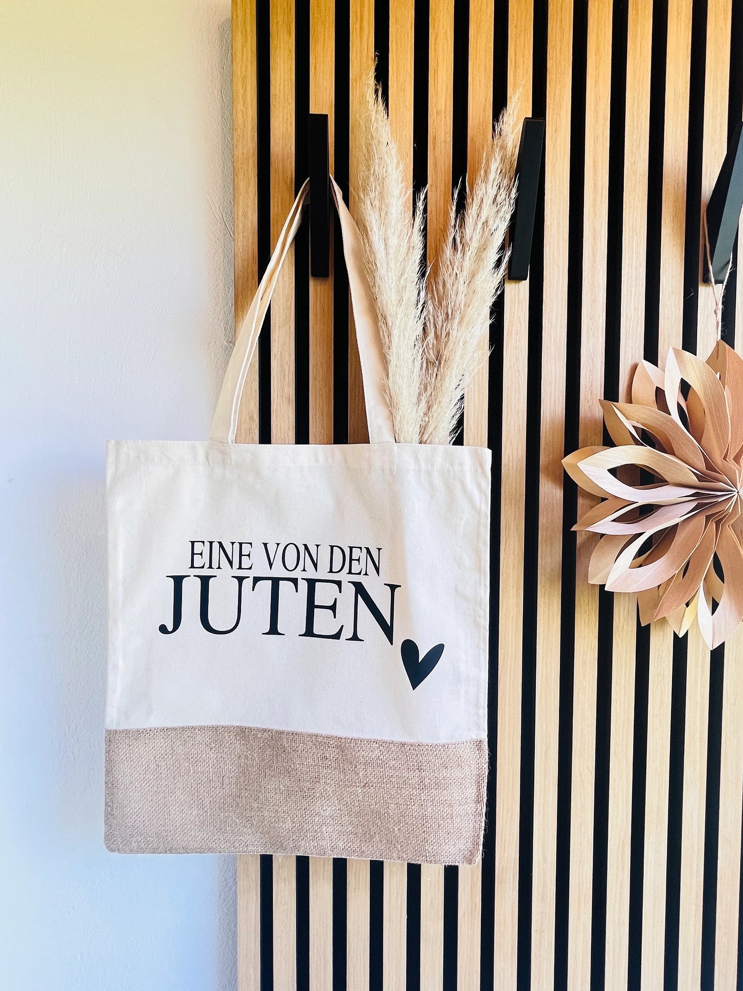 Jutetasche Shopper Eine von den Juten